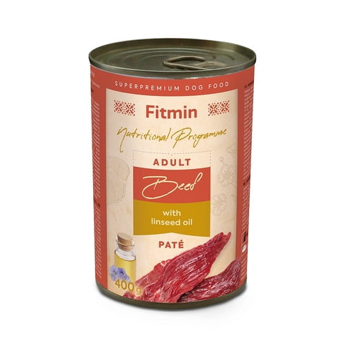Fitmin prehranski program za pse - govedina z lanenim oljem